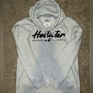 Hollister grey hoody size XS